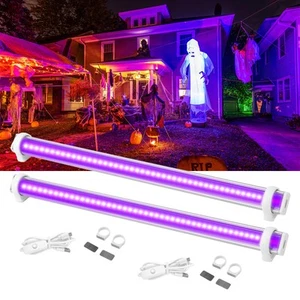 Black Light Bar 15W 1ft LED Blacklight for Glow Party Fluorescent Tapestry Po... - Picture 1 of 6