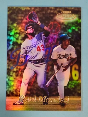 1999 Topps Gold Label Class 1 Raul Mondesi Los Angeles Dodgers #61 - Image 1 of 2