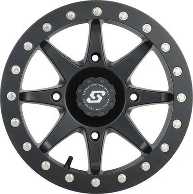 Sedona Storm Beadlock Wheel - 14x7 - 4+3 Offset - 4/156 ATV/UTV A86B-47056-43S - Image 1 of 4