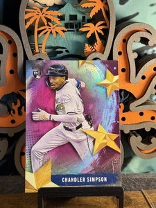 CHANDLER SIMPSON 2025 Topps Update STARS OF MLB PINK #SMLB-64 Rays RC - Picture 1 of 1