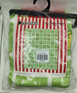 Keroppi Grid Plüsch Decke 50" x 60" Sanrio * Neu - Bild 1 von 4