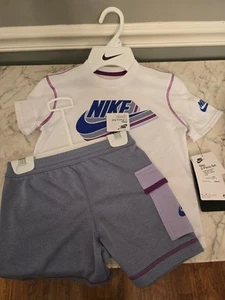 Boys 3-4 Nike Outfit - Ashen Slate - Picture 1 of 5