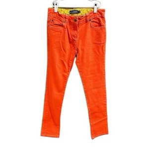 Mini Boden Red Jeans Adjustable Waist 98% Cotton Pockets Size 14Y Girls - Picture 1 of 6