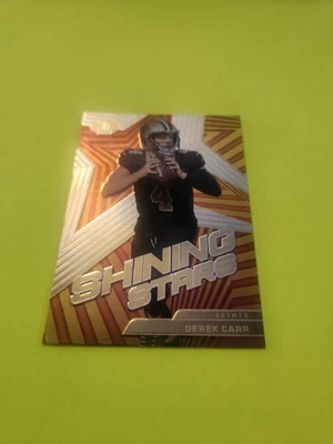 DEREK CARR  2023 PANINI  ILLUSIONS #6 SHINING STARS  SAINTS QB - Image 1 of 3