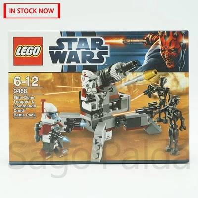 Lego 9488 Star Wars Elite Clone Trooper & Commando Droid Battle Pack  NEW SEALED - Image 1 of 4