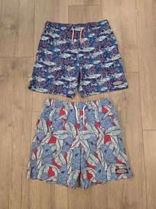 Lot 2 Boys Vineyard Vines Swimsuit Size Medium - Picture 1 of 13