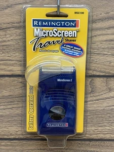 Vintage Remington MSC100 MicroScreen Travel Shaver Battery Operated Cordless - Bild 1 von 5