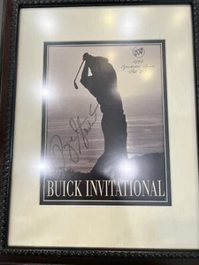 Payne Stewart handsigniertes gerahmtes Foto von Buick Invitational - 3. - 8. Februar 1998 - Bild 1 von 5