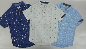 Boys Art & Eden Assorted Short Sleeve Button-Up Casual Shirts Size 5 - Picture 1 of 10