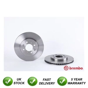 Brake Discs Front SJR Fits Honda Jazz 2003-2008 City 2008- 1.2 1.3 1.5 - Picture 1 of 4