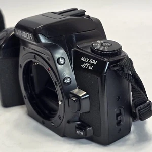 Minolta Maxxum HTsi analoge Kleinbildkamera – klassische Vintage-Fotografieausrüstung - Bild 1 von 12