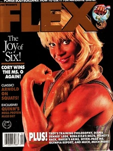 Flex Magazine 04/1990 Diana Dennis Laura Dayton Cory Everson Women’s Physique - Picture 1 of 10