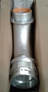 American Fittings FLX40090B 4" 90 Degree Connector for Flex. Metal Conduit - New - Picture 1 of 5