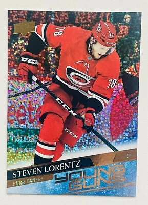 🍁 Steven Lorentz 2020-21 Upper Deck Young Guns Speckled Rainbow #494 Rookie - Image 1 of 2