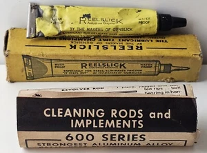 Vintage Reelslick Lubricant Tube With Box and Lead Tip By Outers Laboratories TM - Picture 1 of 19