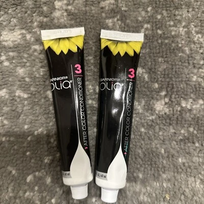 2 Garnier Olia After-Color Conditioner Tube #3  1.59fl Oz Each Free Ship - Image 1 of 2
