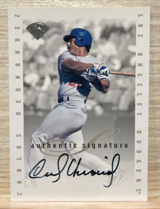 Carlos Hernandez 1996 Leaf Signatures Silver on Card Autograph Dodgers - Picture 1 of 2