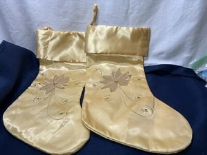 Weihnachtsstrümpfe Vintage Gold - Bild 1 von 5