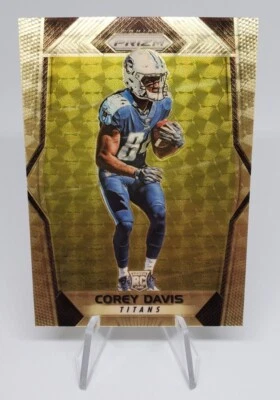 2017 Panini Prizm GOLD VINYL Corey Davis RC Rookie Card #229 1/5 and Ebay 1/1!?! - Image 1 of 4