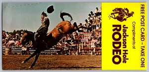 Postal Jackson Hole Rode Fairgrounds Jackson Hole Wyoming 7.50" X 3.5 OS-1 - Imagen 1 de 3