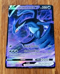 Pokemon Shadow Lugia V Anima Waifu Sexy Doujin ACG DIY Full Art Card Holo - Picture 1 of 2