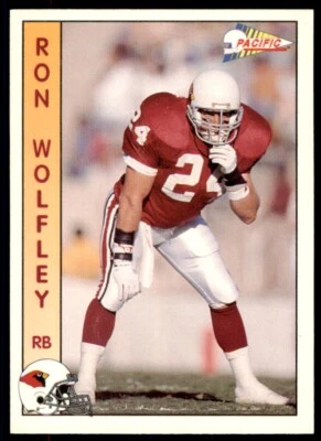 1992 Pacific Ron Wolfley Phoenix Cardinals #250 - Image 1 of 2
