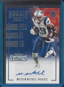MALCOLM MITCHELL 2016 PANINI CONTENDERS ROOKIE TICKET PATRIOTS TRUE RC AUTO #108 - Picture 1 of 1