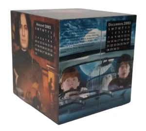 De Colección Harry Potter Plegable Foto Cubo Puzzle Calendario 2003 Juguete Inquieto Snape Wizard - Imagen 1 de 8