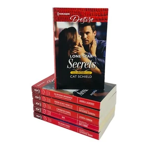 Harlequin Desire Paperback Novels Lot of 6 Romance Passion Suspense Book Bundle - Imagen 1 de 13