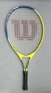 Wilson US Open 23 Junior Tennisschläger 3 5/8" Grip Jugendschläger blau und gelb - Bild 1 von 4