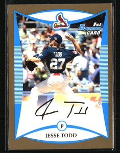 Jesse Todd 2008 Topps Bowman Draft Picks & Prospects #BDPP98  Baseball Card