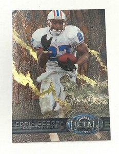 1997 Skybox Metal Universe Eddie George card #129 Houston Oilers