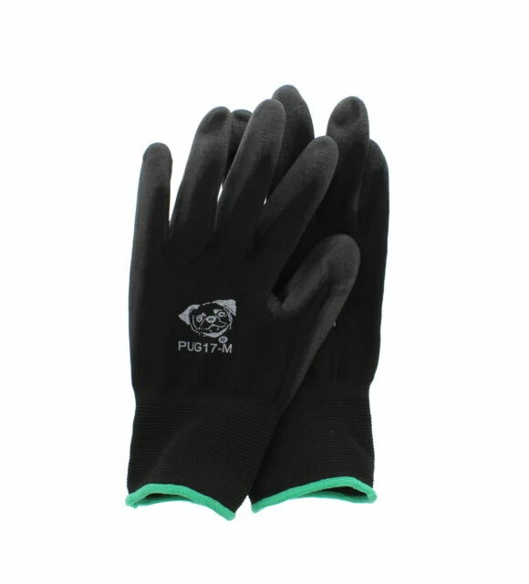 Global Glove PUG17-M Polyurethane Coated Nylon Gloves, Medium - 6 Dozen