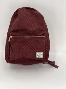New WO Tags Herschel Supply Co. Settlement Backpack Wine Burgundy 14"H x 10"W - Picture 1 of 12