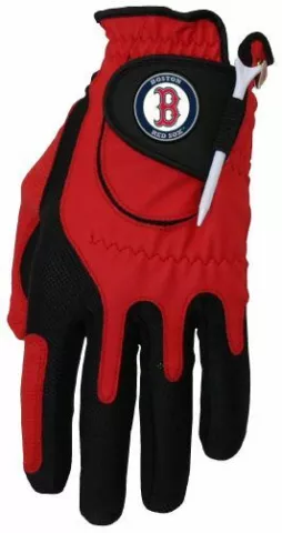 Zero Friction MLB Boston Red Sox Red Golf Glove, Left Hand Cover