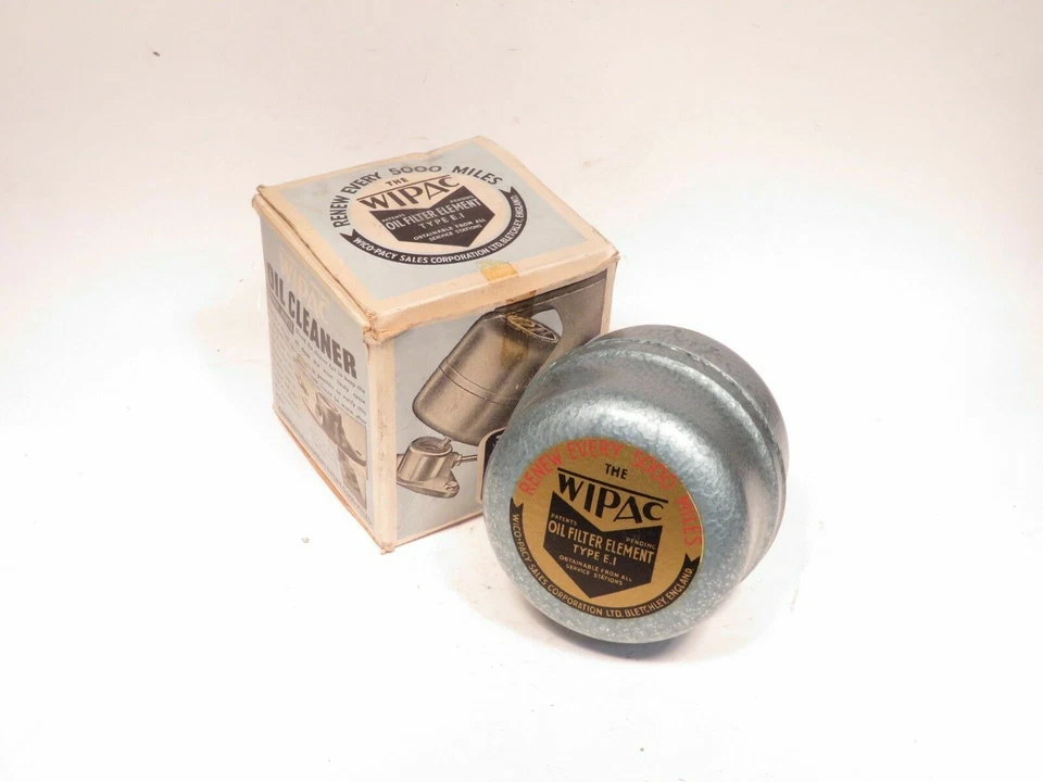 Filtro de aceite marca Wipac de Inglaterra para Austin A40 Ford Anglia Nash Metropolitan Foto 1 de 2