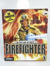 In the Line of Duty: Firefighter - PC 3D Shooter Game by Activision - New/Sealed
