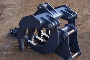 5.5 - 9 ton HD solid 7tine Grapple INC VAT 3y Warranty CAT KOBELCO KOMATSU  - Picture 1 of 8