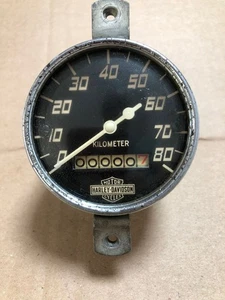 Velocímetro km/h Harley-Davidson genuino raro de colección - Imagen 1 de 10