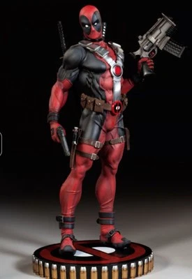 Estatua exclusiva de Deadpool formato premium de Sideshow Collectibles 0641/1250 Foto 1 de 4