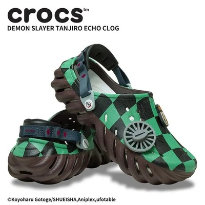 Crocs Demon Slayer Tanjiro Echo Clog Unisex Japan Limited Edition M2-M11 New - Image 1 of 4