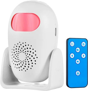 Rilevatore di Movimento Allarme Sensore di Movimento da Interno con Telecomando 110Db 4 Vol - Foto 1 di 9