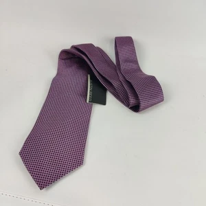 Corbata Austin Reed 100 % seda para hombre rosa marino semi lisa SE6A nueva con etiqueta - Imagen 1 de 9