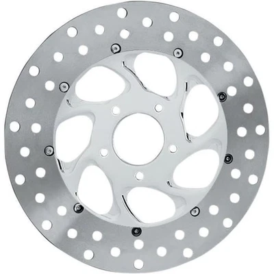 RC Components Drifter 13in. Floating Brake Rotor - Chrome Motorcycle Street Bike - Image 1 of 3