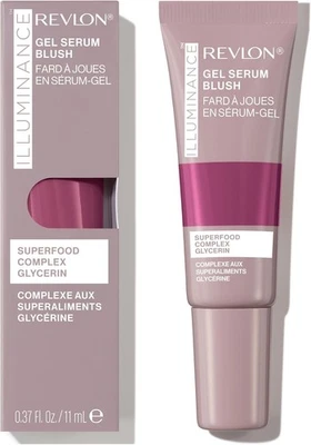 REVLON ILLUMINANCE GEL SERUM BLUSH SUPERFOOD COMPLEX - 140 BRILLIANT BERRY - Image 1 of 3