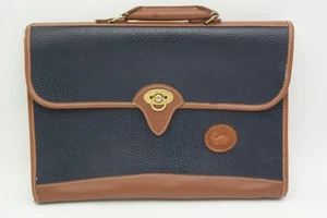 Vintage Dooney & Bourke Florentine Brooklyn Aktentasche vMessenger Bag 16x13x2 - Bild 1 von 3