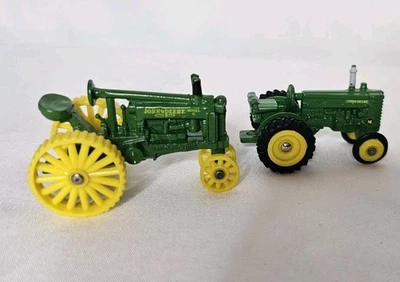 JUEGO DE TRACTOR AGRÍCOLA CLÁSICO ERTL JOHN DEERE MODELO G & JOHN DEERE WATERLOO BOY, 1:64 Foto 1 de 4