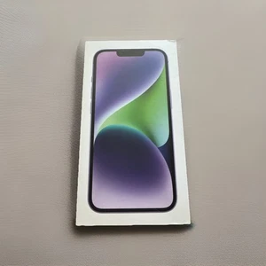 Apple iPhone 14 Leer Ersatz Case Only Lila 128GB (BOX ONLY) - Bild 1 von 3
