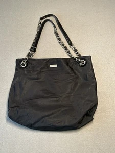Kate Spade Chain Shoulder Bag in Black with Gold Tone Chain NYLON - Picture 1 of 6