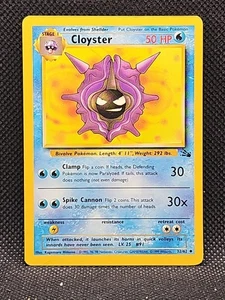 Cloyster 32/62 Fossil Unlimited Uncommon Pokemon TCG - Lightly Played Pokémon  - Picture 1 of 2